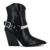 Bota Vizzano Mujer Taco 10cm Negro