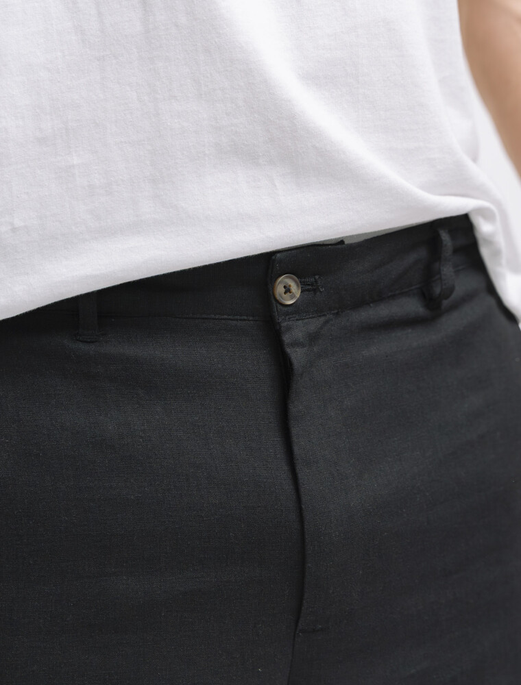 Pantalon Lino Nihau Negro