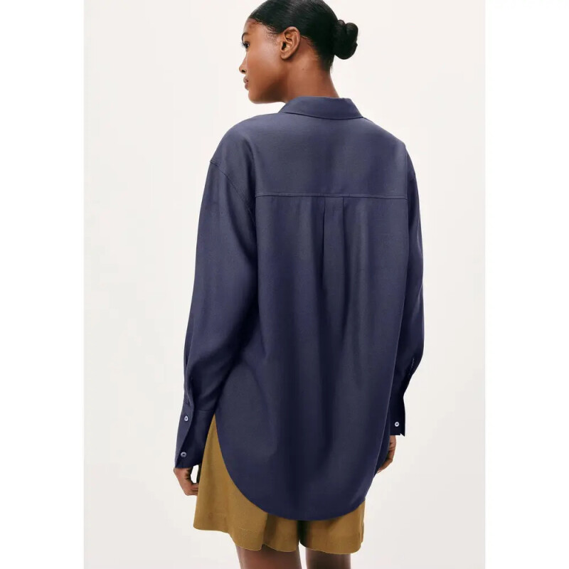 CAMISA FEM AZUL ESCURO