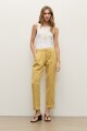Pantalon pijama lino con vainillas maiz