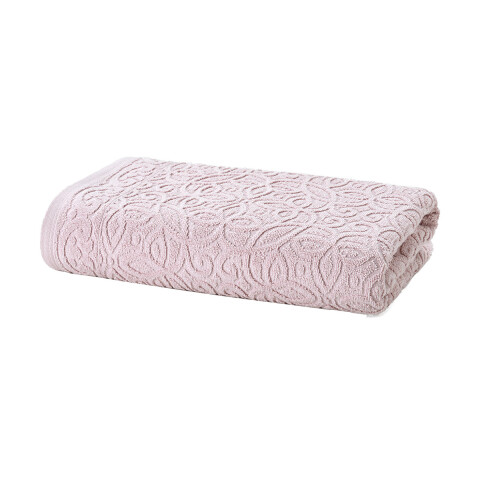 Toalla Baño Dohler Jacquard Provenza 70 x 140 cm 100% Algodón ROSA CLARO