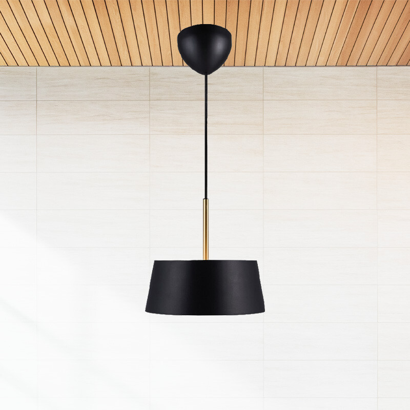 ARTEFACTO COLGANTE DECORATIVO BENSON SMALL - NEGRO Lámpara Colgante Decorativa Benson Small Negra