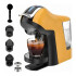 Cafetera Raf R.1950 Capsulas Y Café Molido 1400w CAFETERA RAF CON CAPSULAS AMARILLA R1950