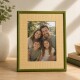 Portarretrato 10x15 dos tonos simil madera VERDE Y BEIGE