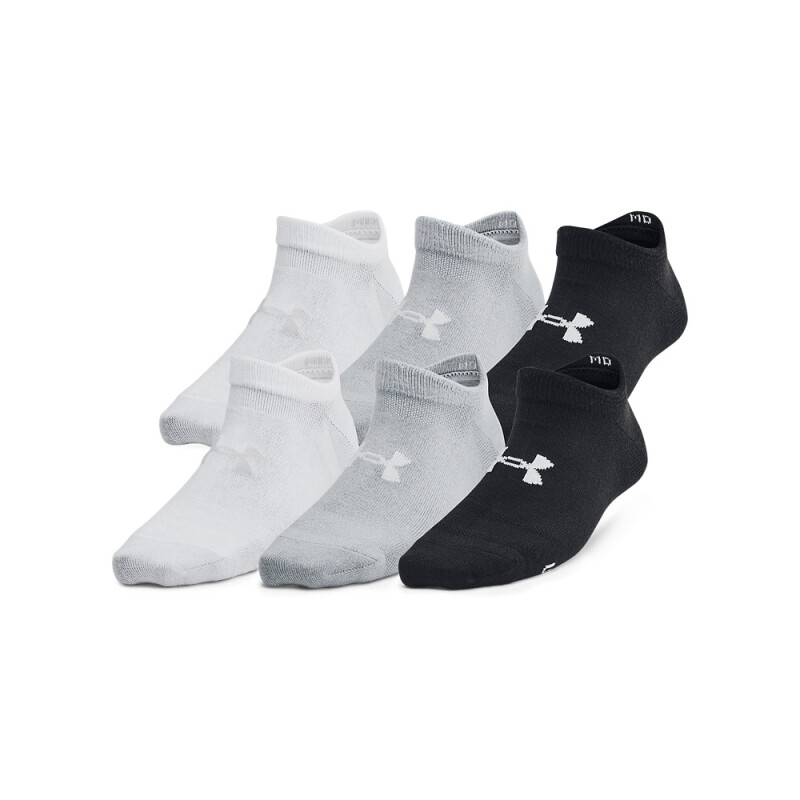 UA Yth Essential No Show 6pk-BRN BLK-004