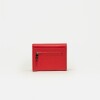 Billetera The Circle en cuero graneado Rojo