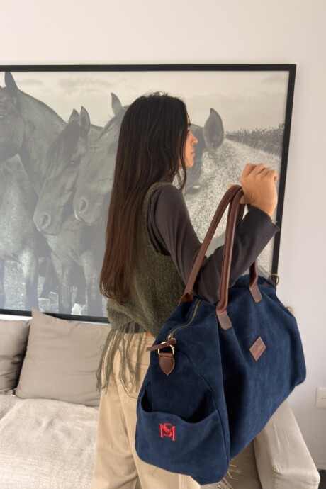 Heart Break Handbag XL Azul