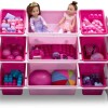 Organizador de 9 contenedores de plástico rosado y fucsia Organizador de 9 contenedores de plástico rosado y fucsia