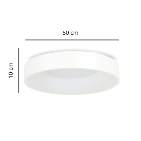 PLAFON REDONDO PHILLY 50CM DIMERIZABLE Plafon LED Redondo Philly 50 CM Blanco