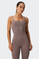 Top Fabletics Built-In Bra Tank Gris