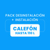 Desinstalación + Instalación de calefon hasta 110 Desinstalación + Instalación de calefon hasta 110