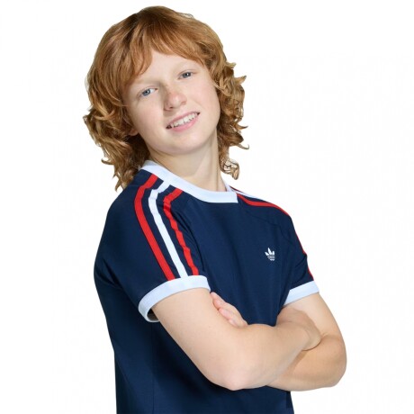 adidas CAMISETA 3 STRIPES Blue