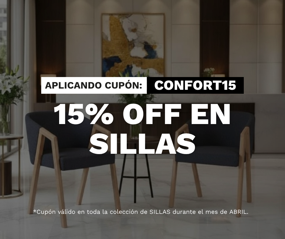 CUPÓN DESCUENTO SILLAS