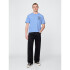 3PL APR - RAMONES CROP SHIRTING BLUE
