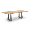 MESA COMEDOR MADERA - PARA 6 SILLAS - COLOR ALMENDRA MESA COMEDOR MADERA - PARA 6 SILLAS - COLOR ALMENDRA