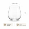 Vaso Cristal * 2 - 340ml Amoroso Vaso Cristal * 2 - 340ml Amoroso