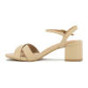 Sandalia Vizzano Mujer Taco 5cm Beige