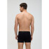 KIT COM 2 CUECAS BOXER PRETO ESCURO