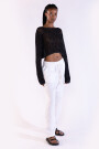 CROP SWEATER Black