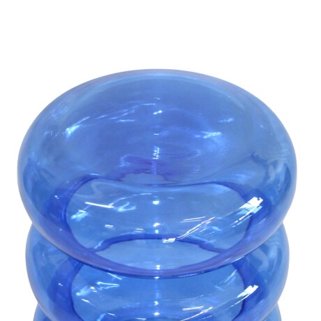 MESA LATERAL VIDRIO AZUL CELESTE