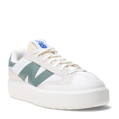 Championes de Mujer New Balance Blanco - Beige - Verde