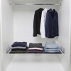 Estante extensible con 4 enganches adhesivos 50/85x35x3cm