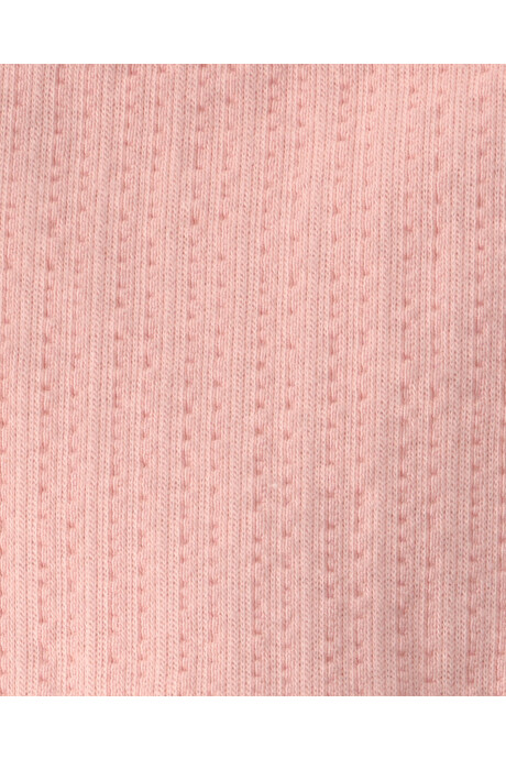 Body bombachudo de algodón mil rayas, rosado Sin color