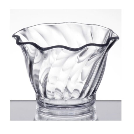 Bowl policarbonato ondeado transparente Bowl policarbonato ondeado transparente