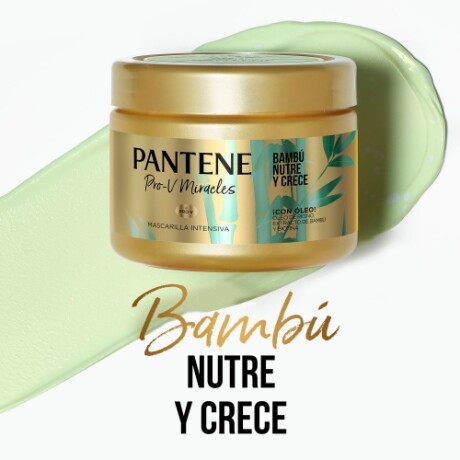 Pantene Mascarilla Intensiva Miracles Bambú Nutre y Crece 300ml – Cabello Fuerte y Saludable Pantene Mascarilla Intensiva Miracles Bambú Nutre y Crece 300ml – Cabello Fuerte y Saludable