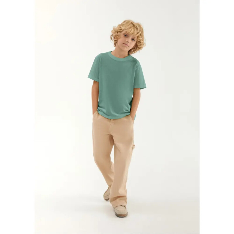 CAMISETA MM MASC VERDE MEDIO