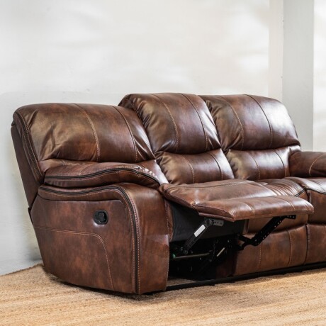 Sillón Reclinable Niza 3 Cuerpos Chocola U