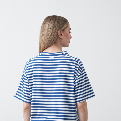 REMERA FUKUSHIMA Blanco/Azul