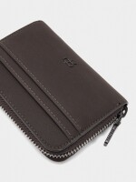Cartera Lisa Con Textura Suave Xs marron