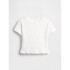 IE SS RFL HEM LOGO TEE NEW OFF WHITE