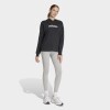 Canguro Adidas Essentials Big Linear French Terry Negro