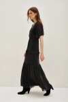 Vestido Frills Studs Negro
