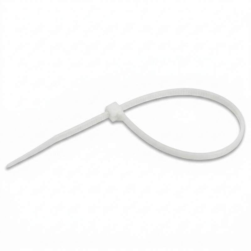 Precinto Plástico 2,5 × 100 mm – Pack de 150 Unidades Precinto Plástico 100 mm Pack De 150 Unidades Blanco