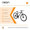 Bicicleta Montaña Bike Ruta R29 Freno Disco Acero Negro