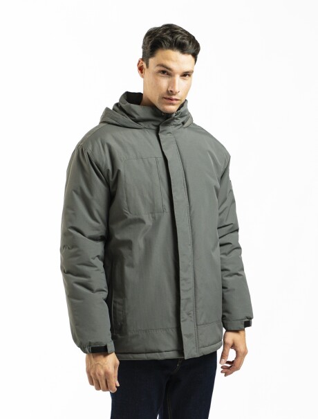 Campera Taslon Londres Gris