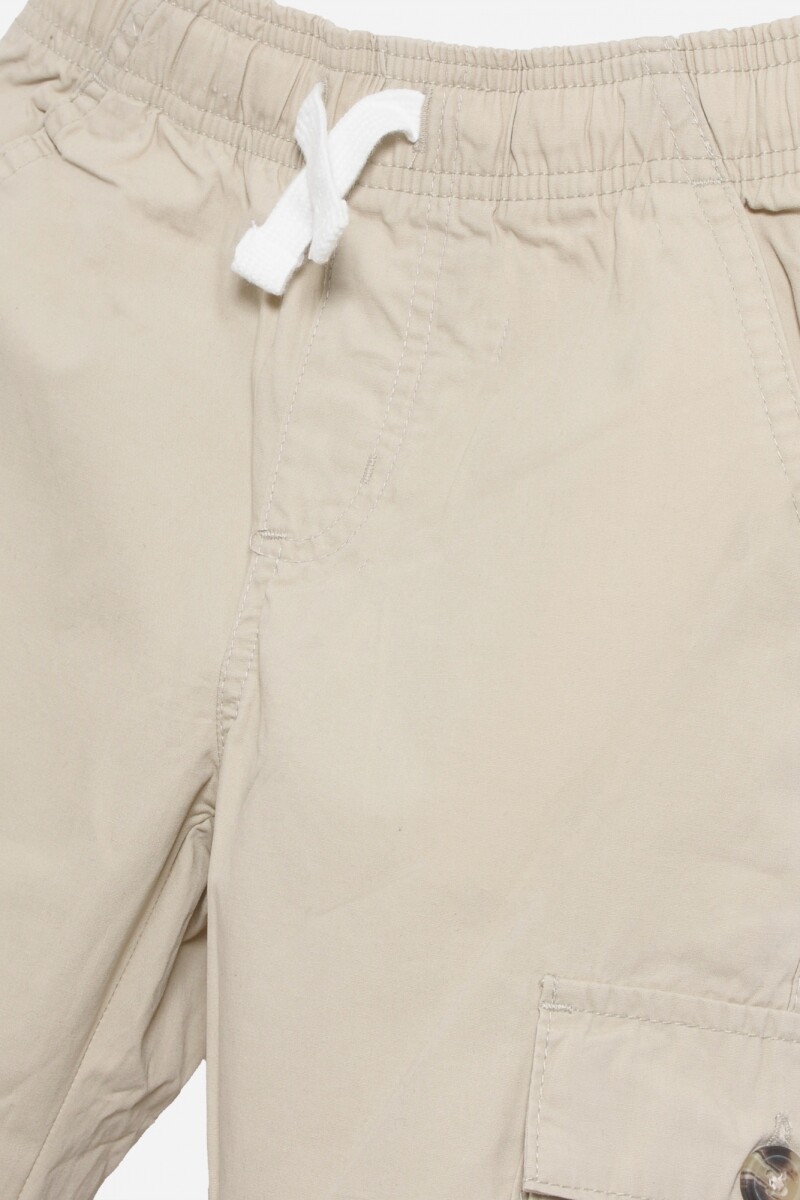 Jogger con elástico BEIGE