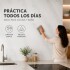 Pack x10 Placa PVC Símil Mármol 2,44x1,22m 3mm Resistente Gris Veteado