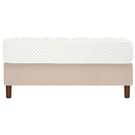 SOMMIER 1 PLAZA Y MEDIA ESPUMA ALTA DENSIDAD IVORY 20CM ALTURA
