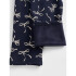 COZY LEGGINGS NAVY BOWS