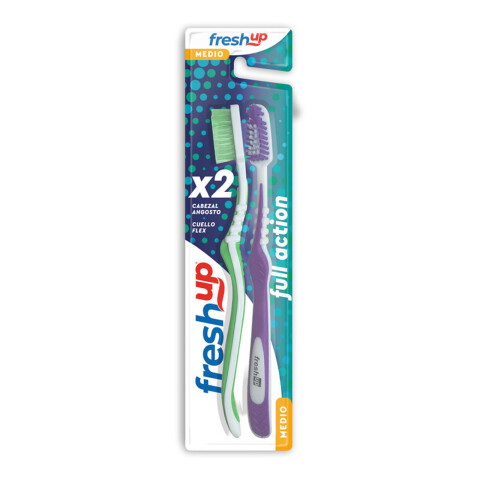 Cepillo Dental Medio Fresh Up 2 Und Cepillo Dental Medio Fresh Up 2 Und
