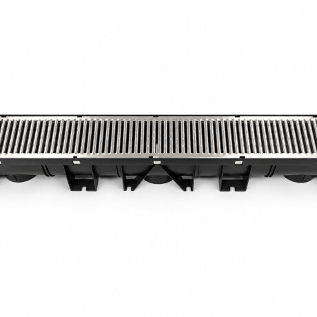 Desagüe para Patios Indeco PVC 10x10 cm x 1m Con Rejilla de Acero Inoxidable Desagüe para Patios Indeco PVC 10x10 cm x 1m Con Rejilla de Acero Inoxidable