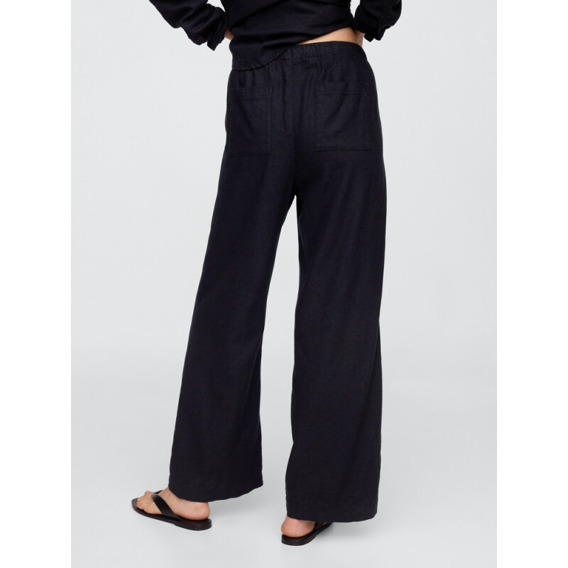 V-LINEN PULL ON WL TRUE BLACK V2