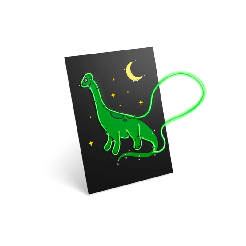 Kit de decoración de pared con luces de dinosaurio Kidyneon Kidywolf Kit de decoración de pared con luces de dinosaurio Kidyneon Kidywolf