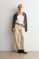 Jean culotte Paulina beige