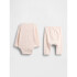 SUPER SOFT SNIT SET BARELY PINK