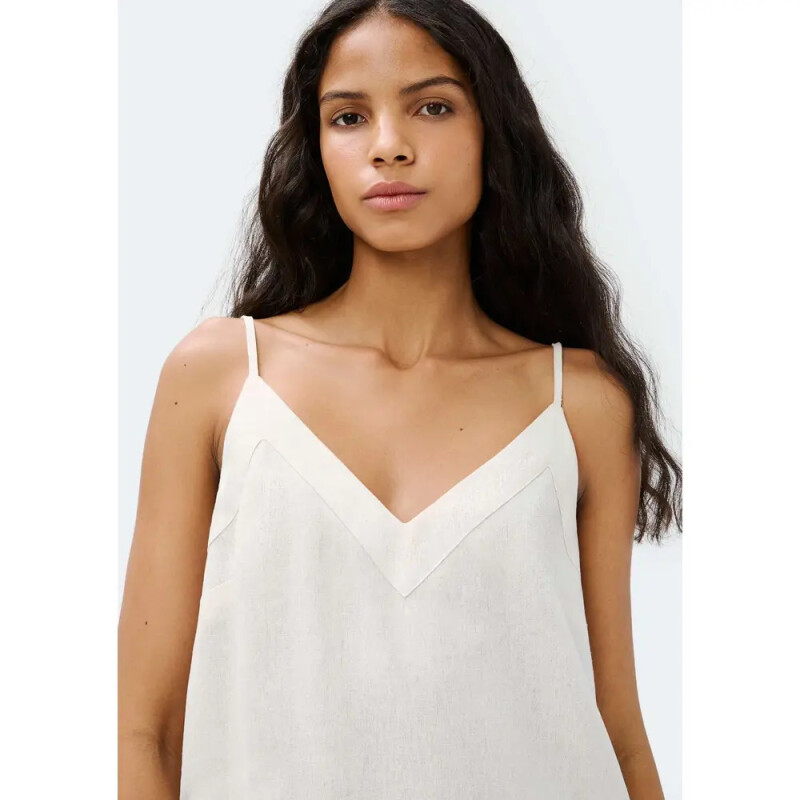 BLUSA SM FEM CAQUI CLARO